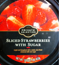 Strawberries Sliced w Sugar ( Frozen ) AF Only 16oz